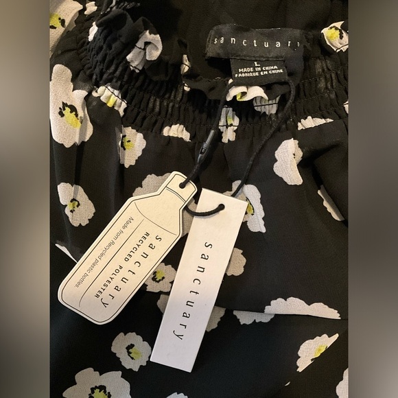 Sanctuary sleeveless blouse - Flower Illusion - Size Large - NWT - Picture 6 of 11